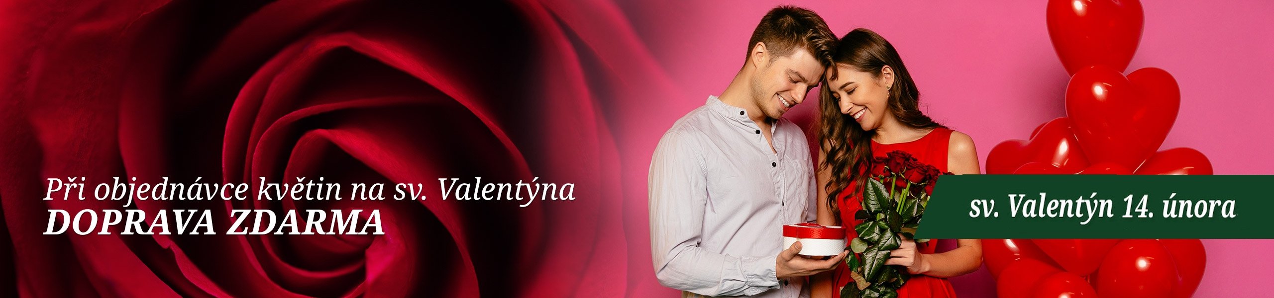 sv. Valentýn | Rozvoz květin po celé ČR ZDARMA