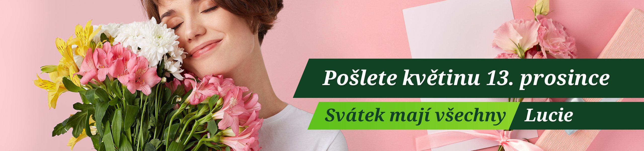 Svátek má Lucie | Rozvoz květin | Online květiny Jana