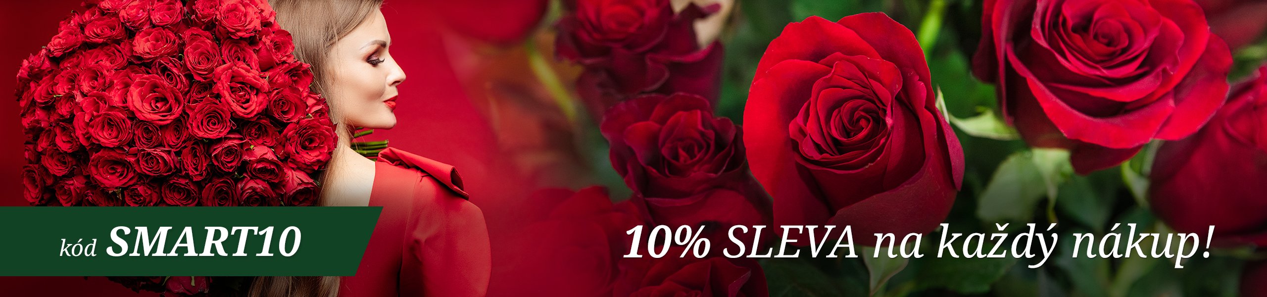 10% sleva na dnešní nákup | Online květiny Jana