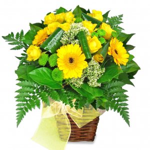 Sunny flower Basket